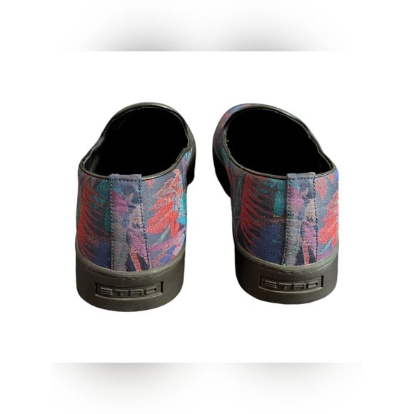 ETRO Milano Men\'s Floral Jacquard Slip On Sneakers Shoes Italy EU 45 US 12 main image 10